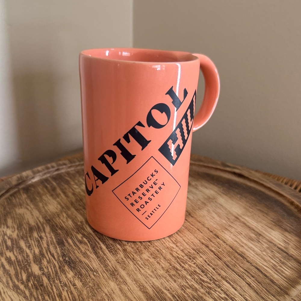 Starbucks Capitol Hill Vibrant Orange Mug